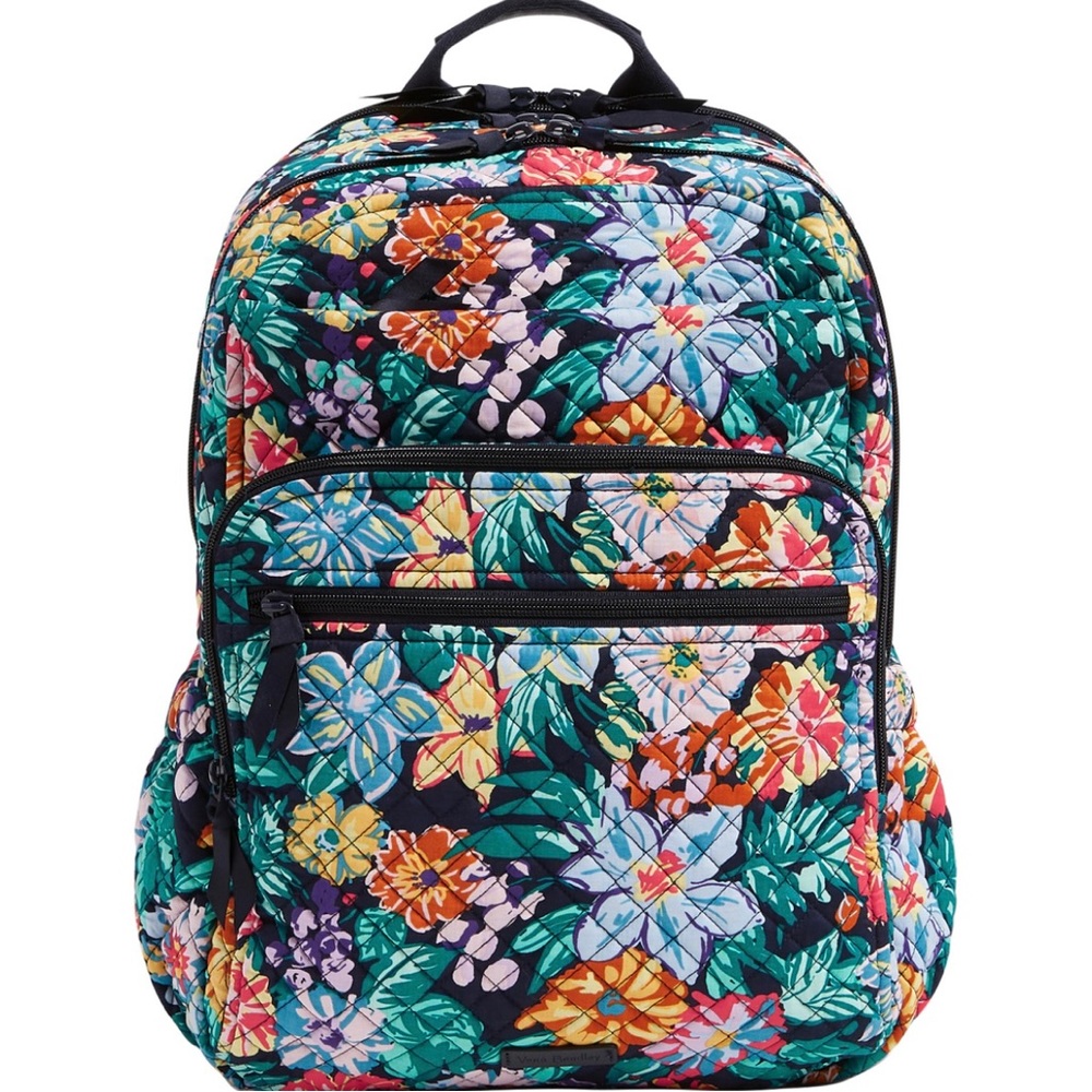 Vera Bradley Campus XL Backpack in Happy Blooms